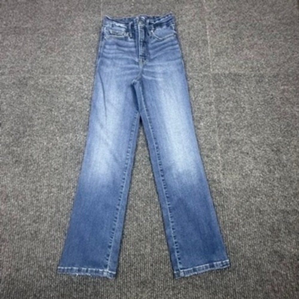Good American Good Curve Straight Super High Rise Jeans Indigo 0/25 GCST08P968T